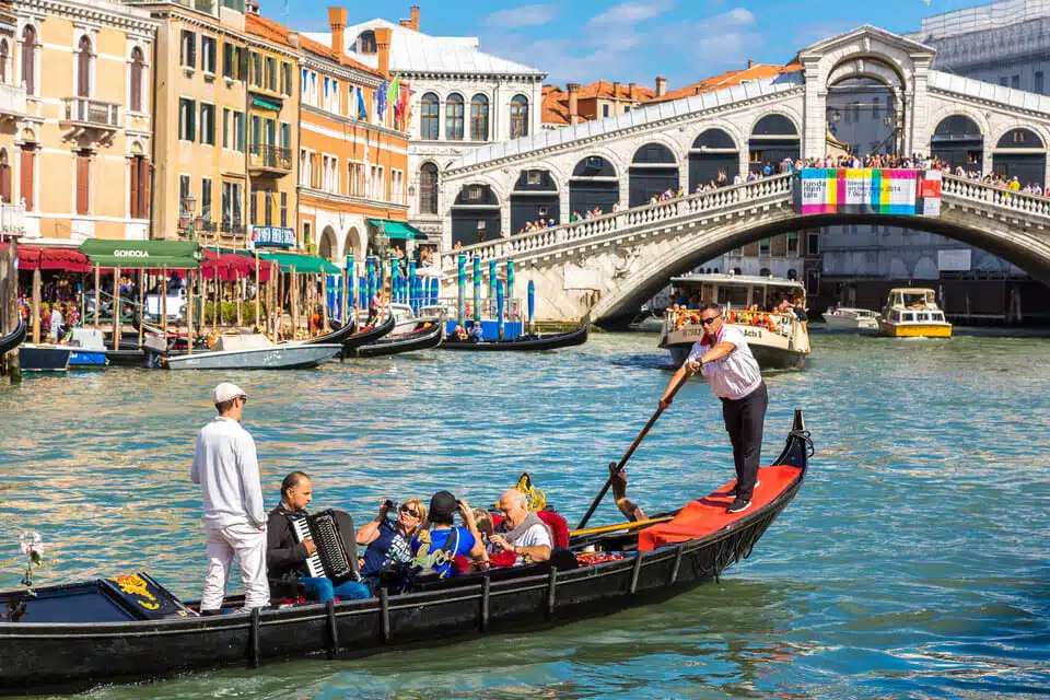 Venice Gondola Ride with Serenade